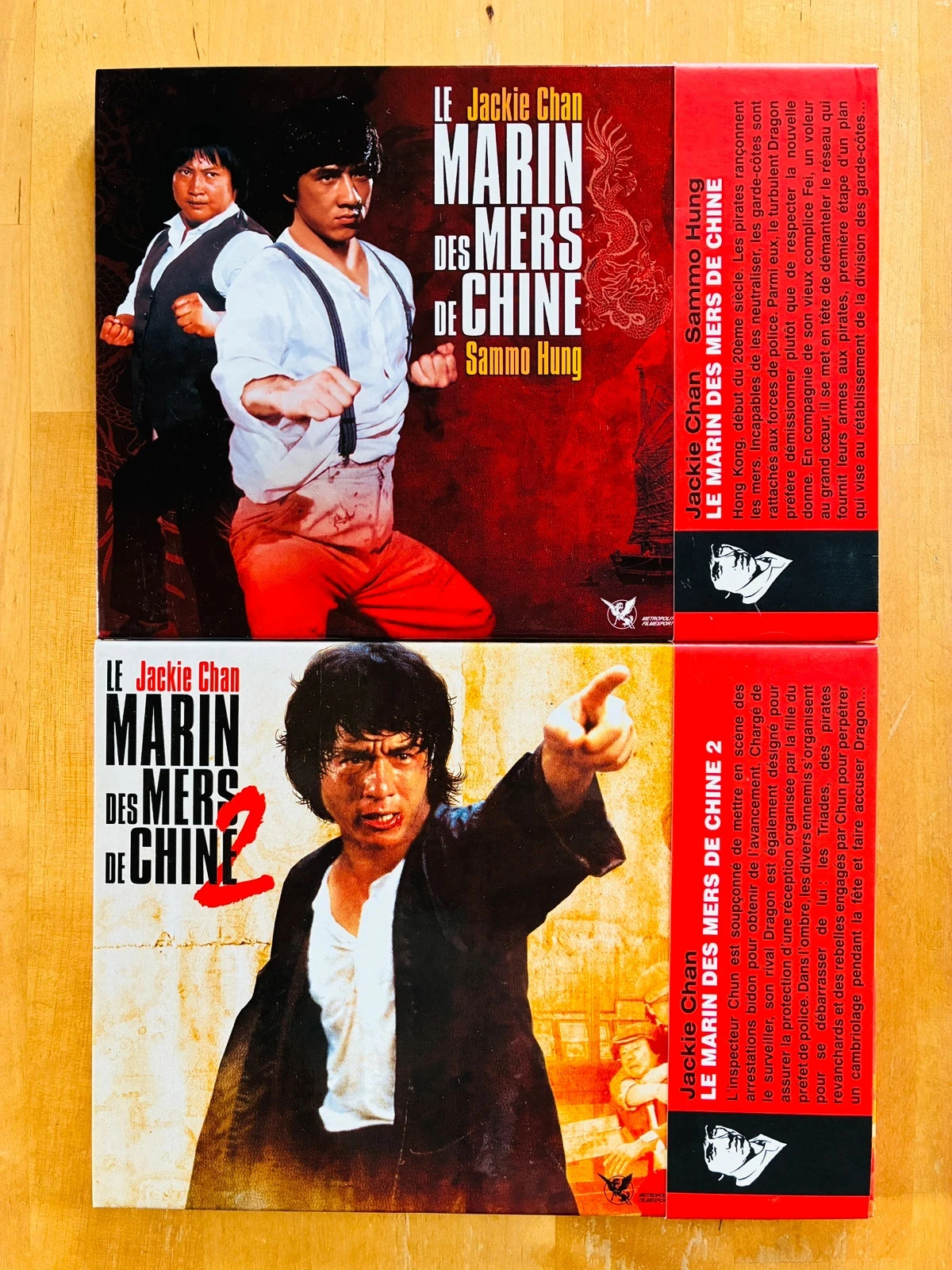 Lote 2 Longbox DVD Jackie Chan: O Marinheiro dos Mares da China 1 e 2. – photo 3